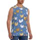 thumbnail image 2 of Balery Chicken Family Camisetas sin mangas para hombre, absorbe la humedad y protege contra el mal olor.-XX-Large, 2 of 7