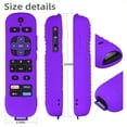 thumbnail image 2 of Cubierta de control remoto de silicona suave con cordón antideslizante para Roku Ultra 2022 TV, 2 of 7