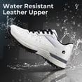 thumbnail image 6 of FitVille Wide Golf Shoes Men Professional Golf Shoes with Spikes, Water Resistant Arch Support, 6 of 7