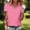 (Fashion 12)Pink, variant on Aimik Women's Half Zip Collar Golf T-Shirt Summer Solid Color Short Sleeve Athletic Tops Lightweight Comfort Casual Tee