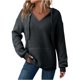 thumbnail image 3 of Camisas de otoño,Sudadera con capucha y cremallera para mujer, chaqueta polar de poliéster suave, abrigo informal de manga larga para otoño, sopatenor, 3 of 9