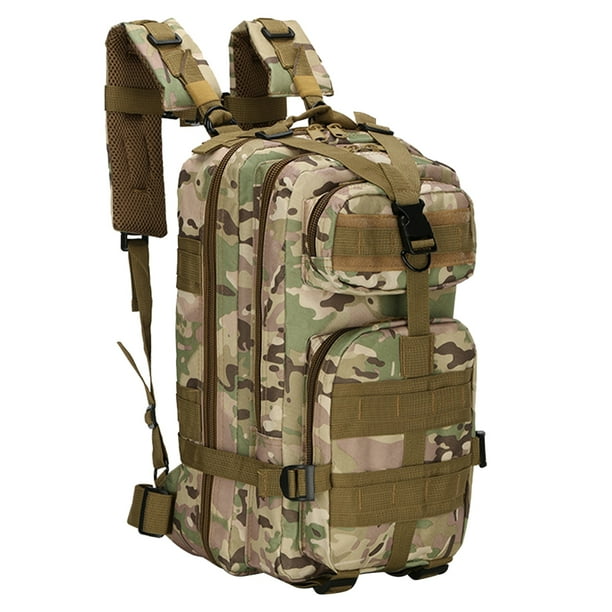 Btafrte Mochila para Al Aire Libre Mochila Oxford 600D 25 L (camuflaje CP)