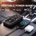thumbnail image 3 of NEXPOW 3250A Car Jump Starter, 12V Battery Jump Box for 9.0L Gas/6.5L Diesel Engines, 20000mAh Battery Booster Pack Power Bank with LED Light, 3 of 10