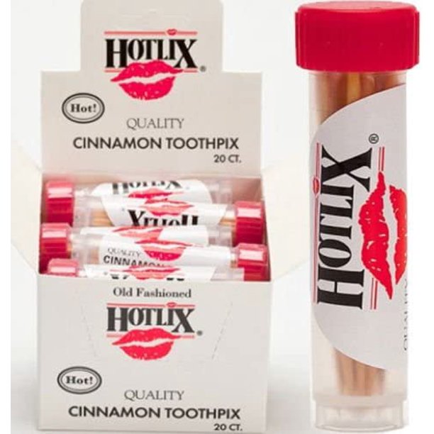 12 Tubes Cinnamon Flavored Toothpicks