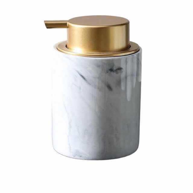 Espumador limpiador facial Golden Lid Mousse - Botella versátil for gel de ducha, jabón for platos, champú y desinfectante de manos