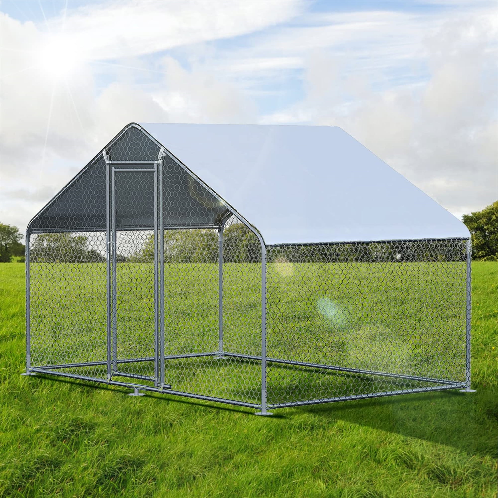 Free Shipping! Aukfa Chicken Coop, 13 ft Large Chicken Run Free Shipping! Aukfa Chicken Coop, 13 ft Large Chicken Run