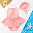 thumbnail image 2 of Gubotare Bathing Suit Girls Toddler Baby Girls Swimsuit Bathing Suits Cute Beach Sport Swimming Backless Summer One Piece Swimwear 2T 3T (Pink,2-3 Years), 2 of 7