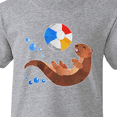 thumbnail image 4 of Inktastic Cute Otter and Beachball Youth T-Shirt, 4 of 5
