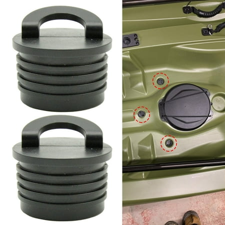 2Pcs Practical Scupper Plug Fine Workmanship Prevent Water Penetration Sporting Goods Drain Hole Plug for Boat