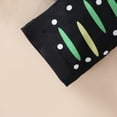 thumbnail image 6 of vigerkar Infant Girl St Patricks Day Outfit Shamrock Shirt Dress Top+Four-leaf Clover Pants 12M-3 Years (Green, 9-12 Months), 6 of 7