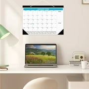 Desk Calendar from Jan 2026 to June 2027, Monthly Wall Calendar for Home or Office, 17 x 12