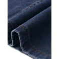 thumbnail image 5 of INSPIRE CHIC Denim Skirt for Women Midi Length Button Down H Line Long Jean Skirts XL Dark Blue, 5 of 6