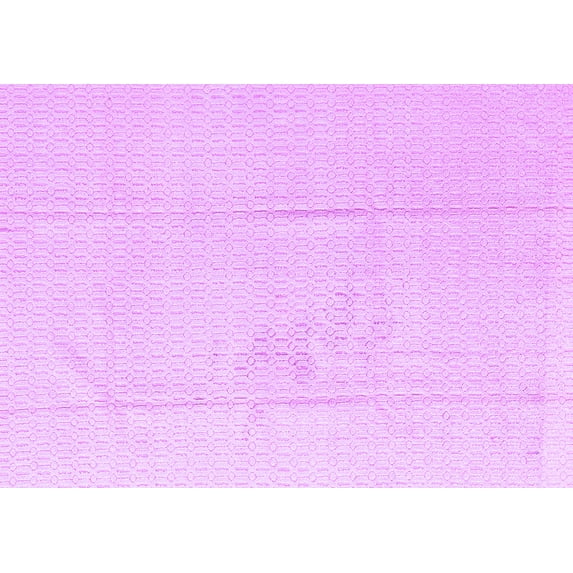 Ahgly Company Indoor Rectangle Abstract Purple Modern Area Rugs, 6' x 9'