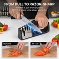 thumbnail image 2 of 4-in-1 Kitchen Knife Sharpener, Multi-Function Knife Sharpening Tool for Kitchen & Chef Knives, Precision Blades & Scissors, Easy-to-Use Kitchen Accessory, 2 of 7