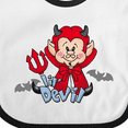 thumbnail image 4 of Inktastic Lil' Devil Boys or Girls Baby Bib, 4 of 4