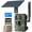 TC25 with Solar, variant on CAMPARK WiFi Trail Camera 24MP 1296P Bluetooth Game Hunting Deer Camera Night Vision Waterproof IP66 Motion Activated
