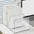 thumbnail image 5 of Honmine Acrylic Desk File Organizer,Office Desktop Binder File Folder Mail Organizer,Handbag Purse Book record Magazine Holder, 5 of 6