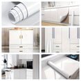 thumbnail image 2 of 1 Roll of Luxurious Marble Pattern Self-Adhesive Wallpaper - Waterproof, Removable, Peel and Stick Design for Easy Installation - Perfect for Living Room, Kitchen Backsplash, Bedroom, and Furniture Re, 2 of 5