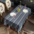 thumbnail image 2 of Boho Bohemia Geometric Line Art Rectangle Tablecloth 60"x102",Waterproof Polyester Rectangle Table Cloth, Wipeable Spillproof Polyester Tablecloth for Dining, Camping, Indoor and Outdoor, 2 of 6