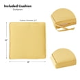 thumbnail image 4 of Outdoor PE Wicker Foldable Reclining Chair with Sunbeam Seat Cushion, 4 of 10