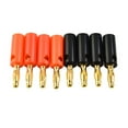 thumbnail image 4 of High Quality 4mm Banana Plug Male Connector Gold Audio Speaker Wire Cables, 4 of 7