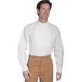 thumbnail image 2 of Scully Rangewear Men's Classic Pleated Bib Inset Frontier Shirt, Ivory, XX-Large, 2 of 2