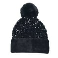 thumbnail image 1 of Sombreros de Punto para Mujeres de Invierno Lentejuelas de Punto Suave Sombrero Brillante, Ajustado para el Clima Frío Y Accesorio de Glamour Elegante, 1 of 1