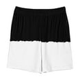 thumbnail image 3 of Ovbmpzd Toddler Girl Shorts White High Rise Wide Leg Running Colorblock Pockets Shorts Newborn Pants Unisex 7 Years, 3 of 4