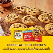 Nestle Toll House Semi Sweet Chocolate Regular Baking Chips, Morsels for Baking, 36 oz Bag