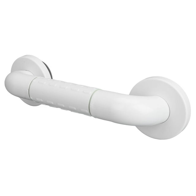 29cm Length Bathroom Grab Bars, Prevent Slipping, Stainless Steel Safety Hand Bar for Elderly with Raised Friction Lines, Double Luminous, Nylon Outer