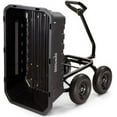GroundWork GW8 Poly Dump Cart 1400 lb 8 cu. ft. Pneumatic Convertible