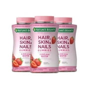 3 Pack | Nature's Bounty Hair, Skin, and Nails Vitamin Gummies With Biotin (230 ct.)