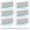 10 x 4 Inch-Patterned Metal Style, variant on 10 x 4 Inch Patterned Metal Style HVAC Grille, 6 Pack