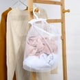 thumbnail image 5 of WHAMVOX 2Pcs Mesh Small Hanging Laundry Bag Breathable for Indoor Use Outdoor Use Home School, 5 of 8