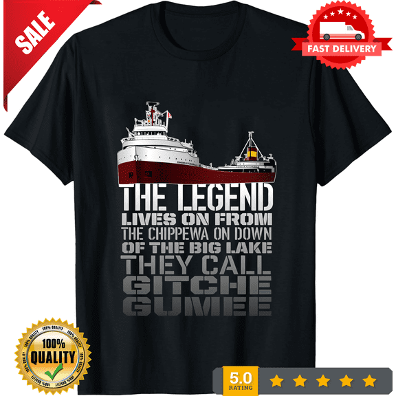 Edmund Fitzgerald S to 5XL Made in the USA T-Shirt, ULTRA LIMITED-TH71896