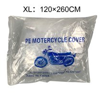 Electric Bike Cover Motorcycle Cover, Elastic Around The Car, Clear, Sticky