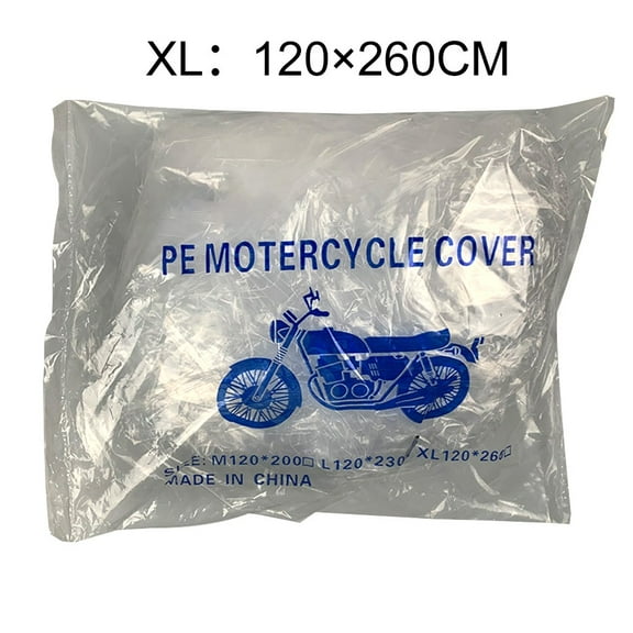 Electric Bike Cover Motorcycle Cover, Elastic Around The Car, Clear, Sticky