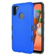 thumbnail image 2 of Samsung Galaxy A11 Phone Case Full-Body 2 Layer Shockproof Protection Heavy Duty Armor Hard Plastic & Shock Absorption Rubber Rugged Bumper Hybrid Cover [BLUE] Case for Samsung Galaxy A11 (2020), 2 of 5