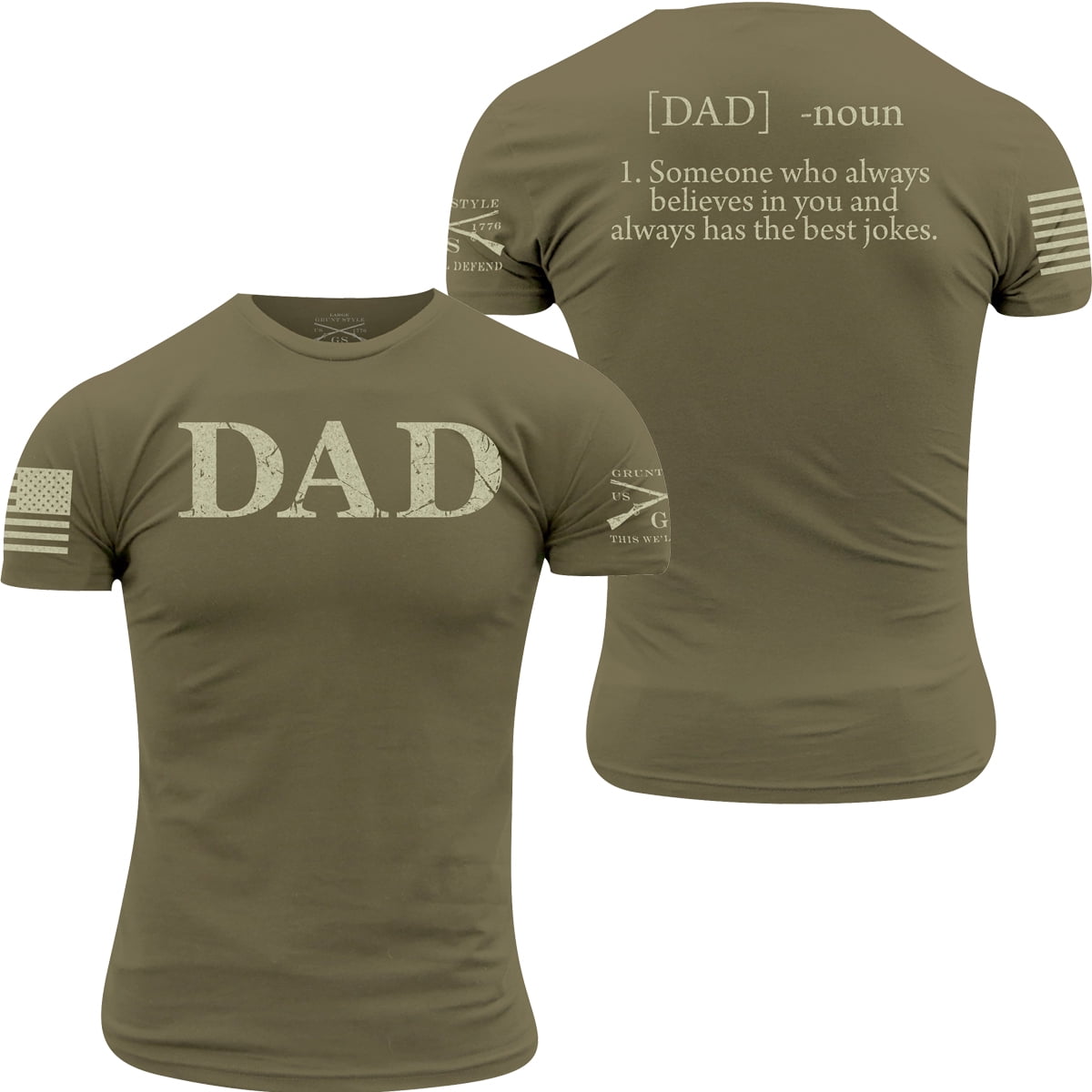 Grunt Style Dad Shirt
 Grunt Style Dad Defined T Shirt Medium Military Green Walmart