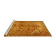 thumbnail image 2 of Ahgly Company Machine Washable Indoor Rectangle Persian Yellow Traditional Area Rugs, 7' x 10', 2 of 4