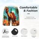 thumbnail image 3 of Fotbe Cool Camel Oasis Vibes Traje de Baño para Hombre – Shorts de Natación de Secado Rápido con Forro y Bolsillos-X-Large, 3 of 6