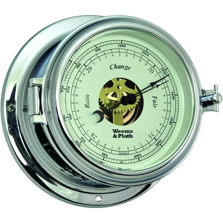weems and plath chrome endurance ii 115 open dial barometer
