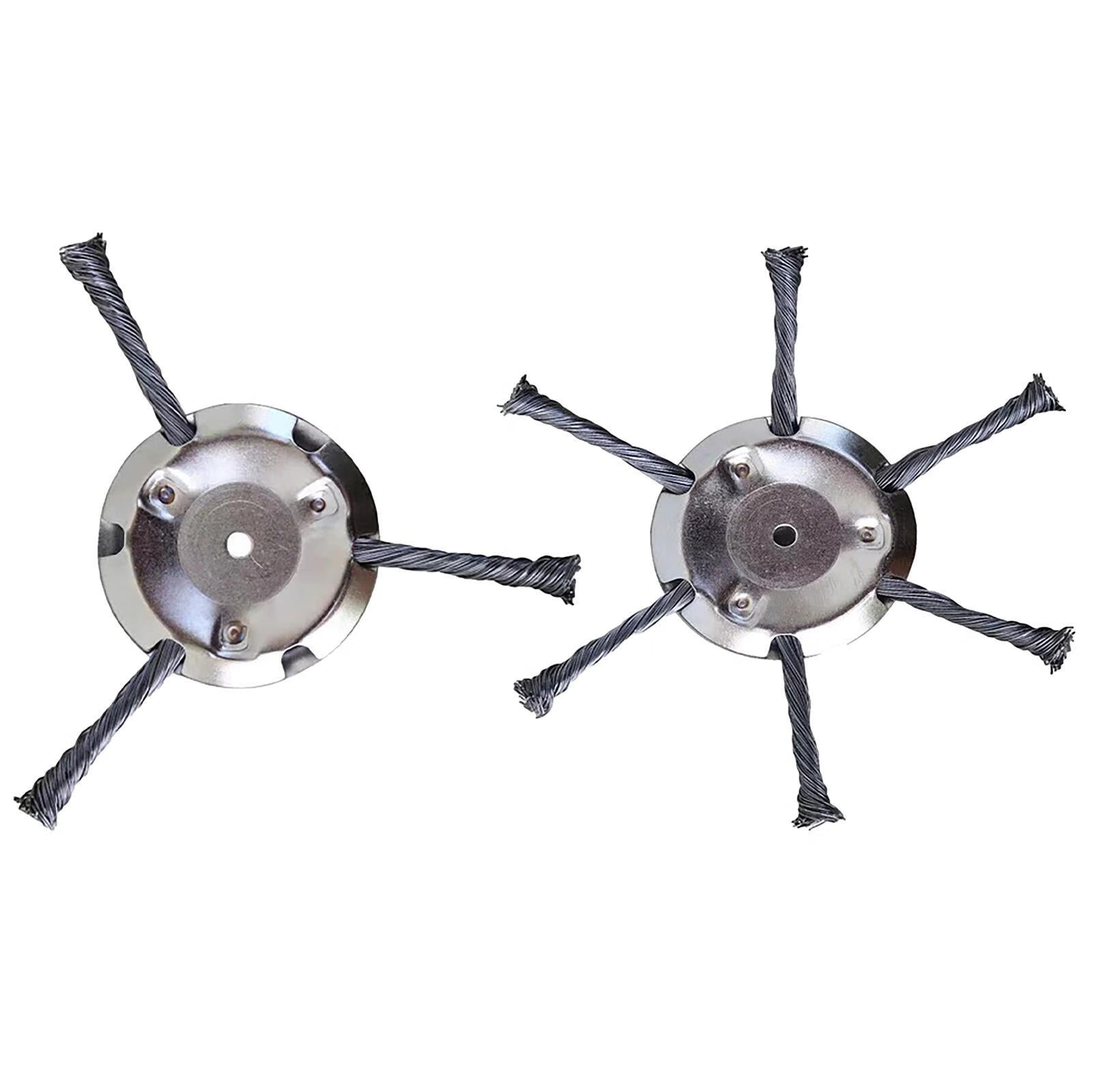 Steel Wire Trimmer Head 3/6 Heads Garden Lawn Mower Wire Grass