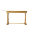 thumbnail image 3 of SEI Furniture Edenderry Traditional Wood Dining Table in Natural Finish, 3 of 8