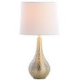 thumbnail image 4 of SAFAVIEH Medford Solid Dotted 18.75 in. H Table Lamp, Brass Gold, 4 of 5