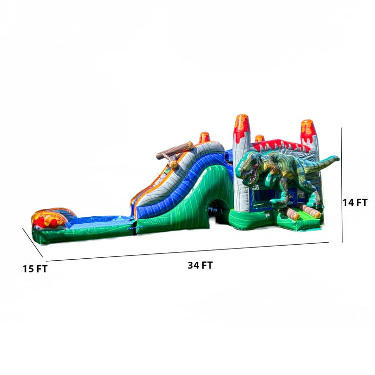 T-Rex Dinosaur Jumper Slide Combo - Cucamonga Jumpers