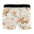 thumbnail image 4 of joogoo Mens Boxer Briefs Cute Highland Cows Soft Underwear Stretch Trunks 2XL, 4 of 7
