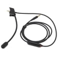 thumbnail image 6 of Cable Boom Microphone Noise Reduction Microphone Audio Cable with Mute Control for QC35 QC35 II Gaming Headsets, 6 of 8