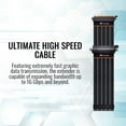 thumbnail image 3 of Thermaltake AC-059-CO1OTN-C1 TT PCI-E 4.0 High Speed Flexible Extender Riser Cable, 600mm, 3 of 6