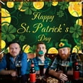 thumbnail image 4 of Banderas Del Día de San Patricio con Doble Impresión, Tréboles, Sombrero, Monedas, Letrero Verde de La Suerte para El Jardín, Póster de Trébol, Foto, Decoraciones Navideñas Irlandesas, 4 of 7